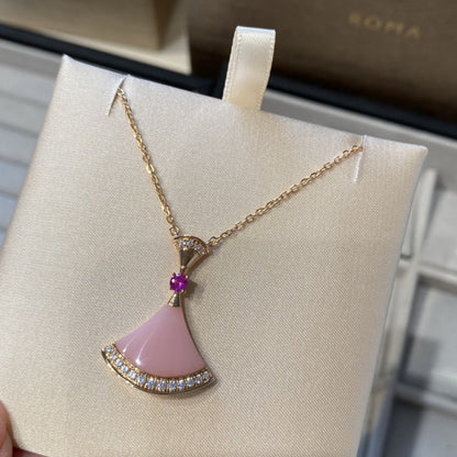 [⭐Haelin Jewelry]DREAM NECKLACE PINK OPAL