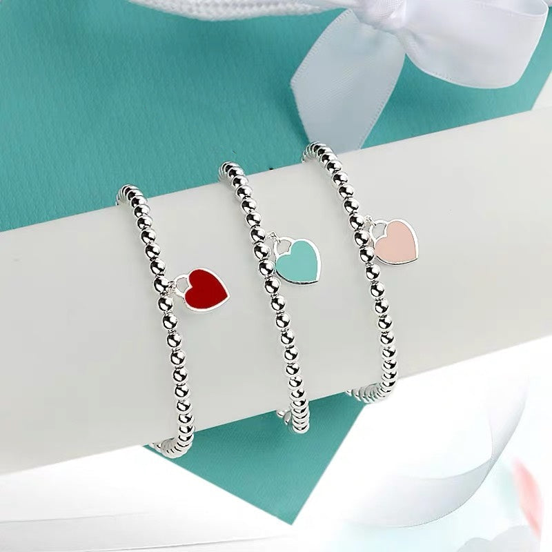 [Haelin Jewelry]MINI HEART BRACELET SILVER