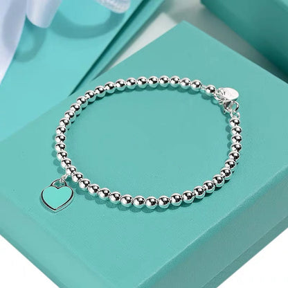 [Haelin Jewelry]MINI HEART BRACELET SILVER