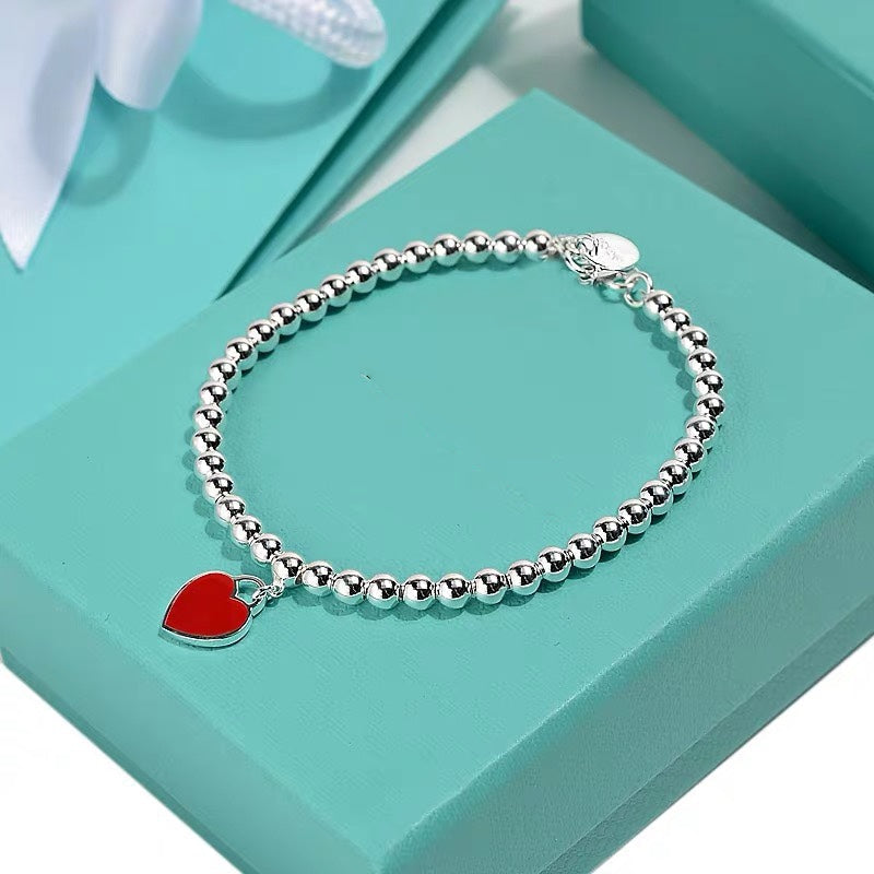 [Haelin Jewelry]MINI HEART BRACELET SILVER