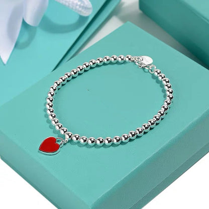 [Haelin Jewelry]MINI HEART BRACELET SILVER