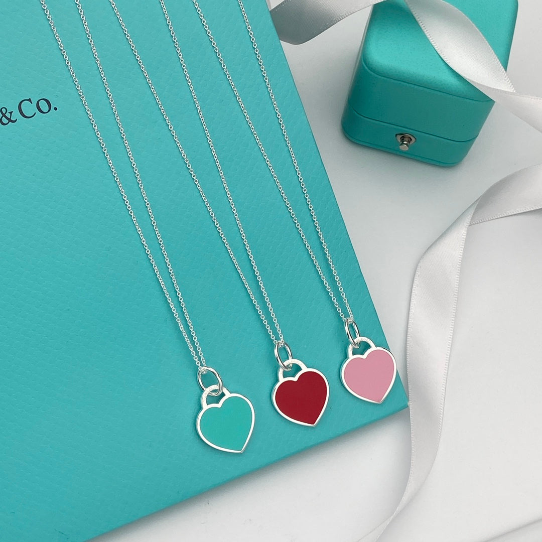 [Haelin Jewelry]HEART PEDANT SILVER NECKLACE