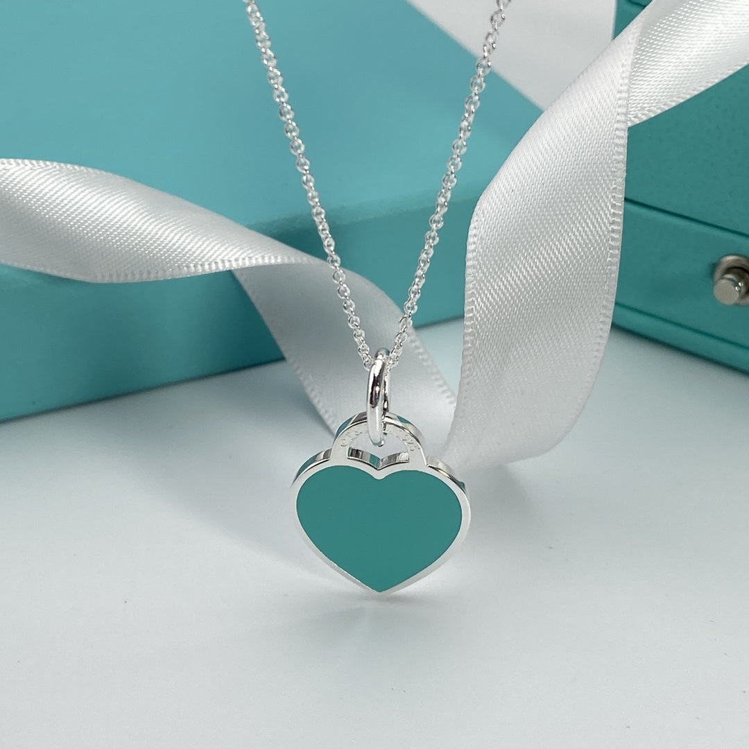[Haelin Jewelry]HEART PEDANT SILVER NECKLACE