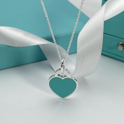 [Haelin Jewelry]HEART PEDANT SILVER NECKLACE