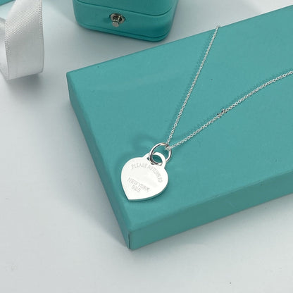 [Haelin Jewelry]HEART PEDANT SILVER NECKLACE