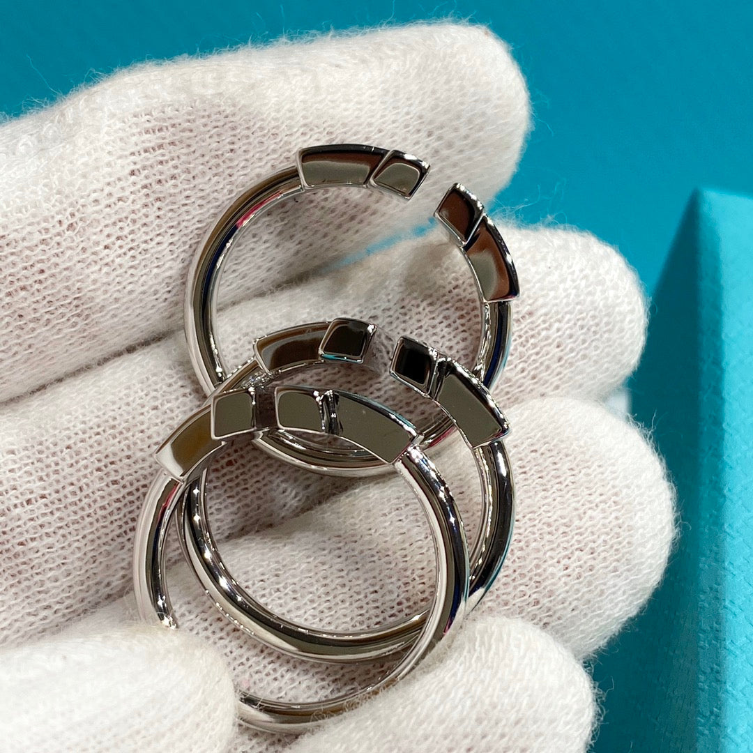 [Haelin Jewelry] WIRE TURQUOISE DIAMOND RING SILVER