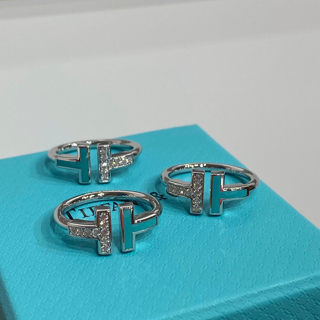 [Haelin Jewelry] WIRE TURQUOISE DIAMOND RING SILVER