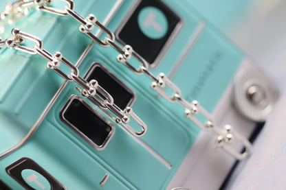 [Haelin Jewelry]HARDWEAR LINK SILVER NECKLACE