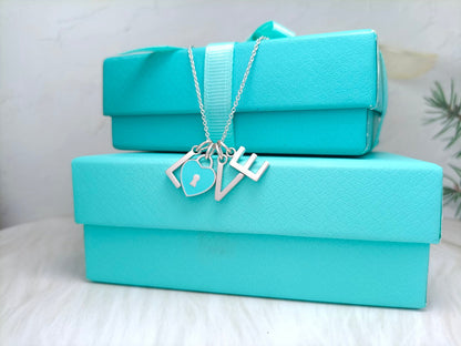 [Haelin Jewelry]LOVE TEXT PEDANT NECKLACE