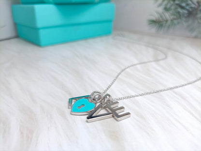 [Haelin Jewelry]LOVE TEXT PEDANT NECKLACE