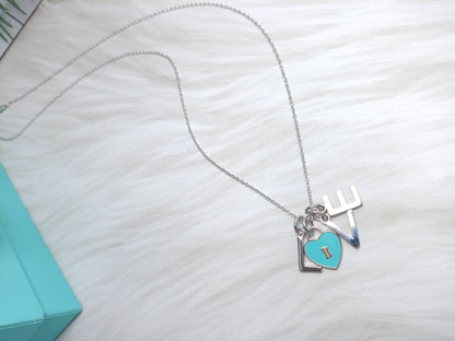 [Haelin Jewelry]LOVE TEXT PEDANT NECKLACE