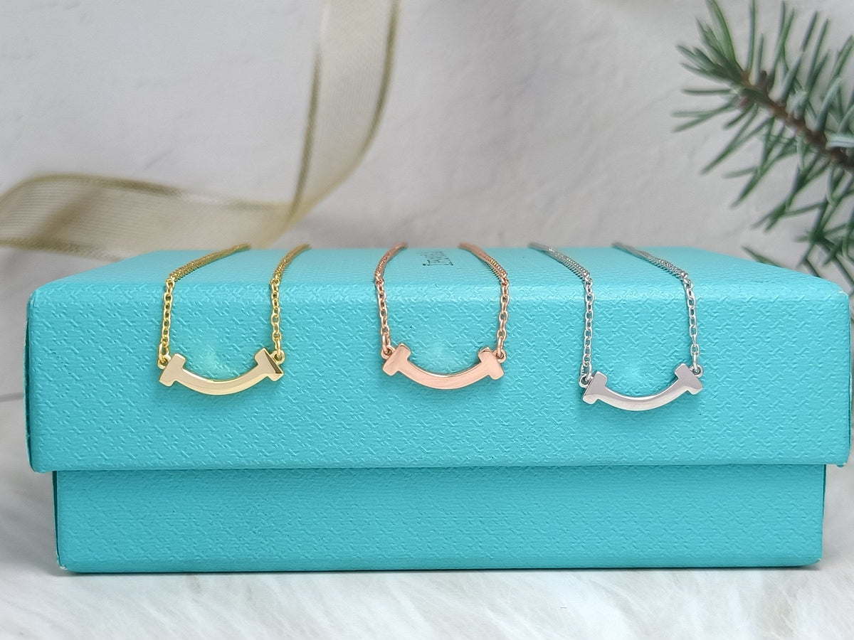 [Haelin Jewelry]MINI SMILE PEDANT NECKLACE