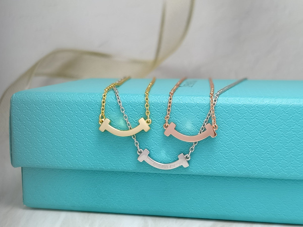 [Haelin Jewelry]MINI SMILE PEDANT NECKLACE