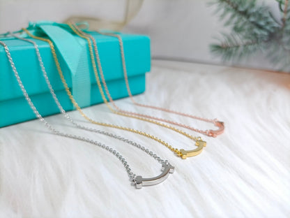 [Haelin Jewelry]MINI SMILE PEDANT NECKLACE
