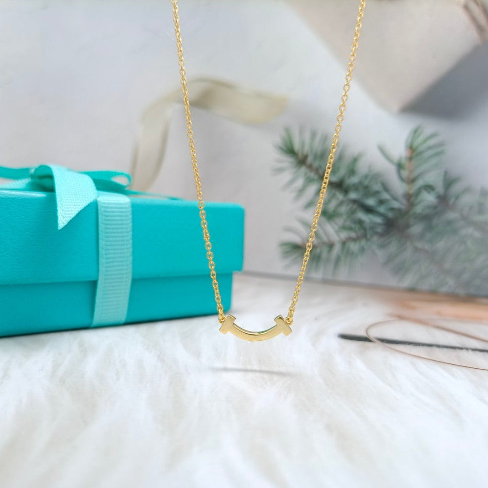 [Haelin Jewelry]MINI SMILE PEDANT NECKLACE