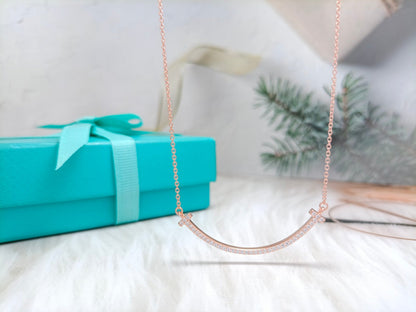 [Haelin Jewelry]BIG SMILE PEDANT DIAMOND NECKLACE