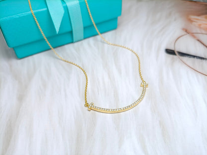 [Haelin Jewelry]BIG SMILE PEDANT DIAMOND NECKLACE