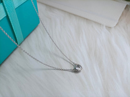 [Haelin Jewelry]HEART BIG DIAMOND NECKLACE