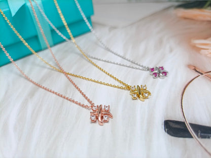 [Haelin Jewelry]PINWHEEL NECKLACE DIAMOND