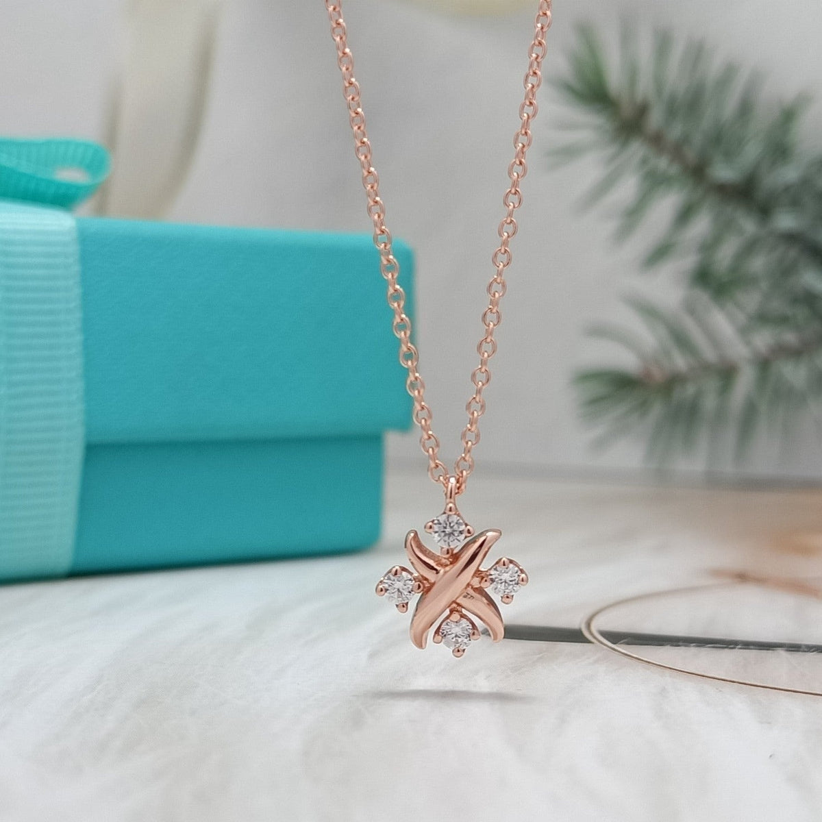 [Haelin Jewelry]PINWHEEL NECKLACE DIAMOND