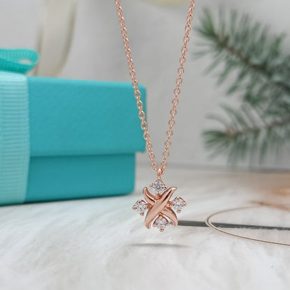 [Haelin Jewelry]PINWHEEL NECKLACE DIAMOND