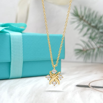 [Haelin Jewelry]PINWHEEL NECKLACE DIAMOND