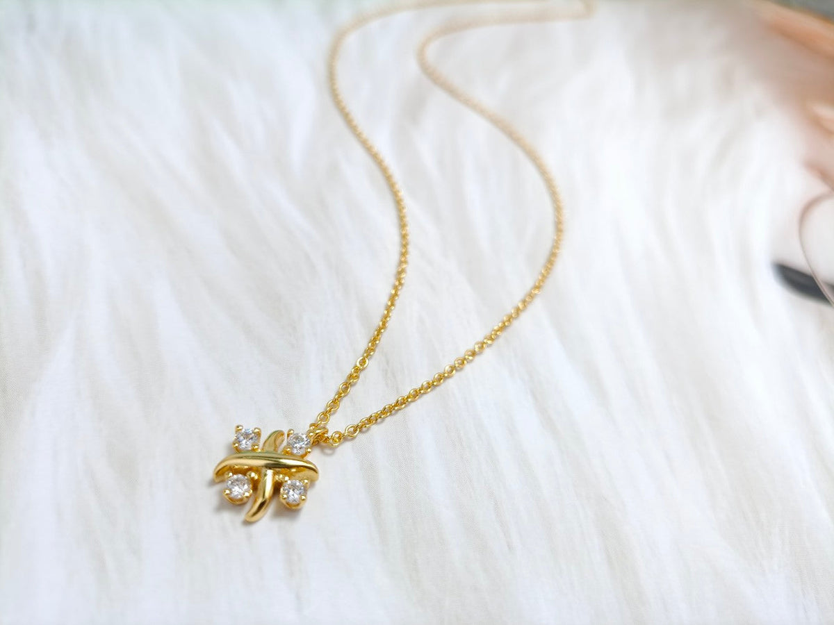 [Haelin Jewelry]PINWHEEL NECKLACE DIAMOND