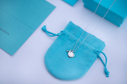 [Haelin Jewelry]KEY AND HEART SILVER NECKLACE