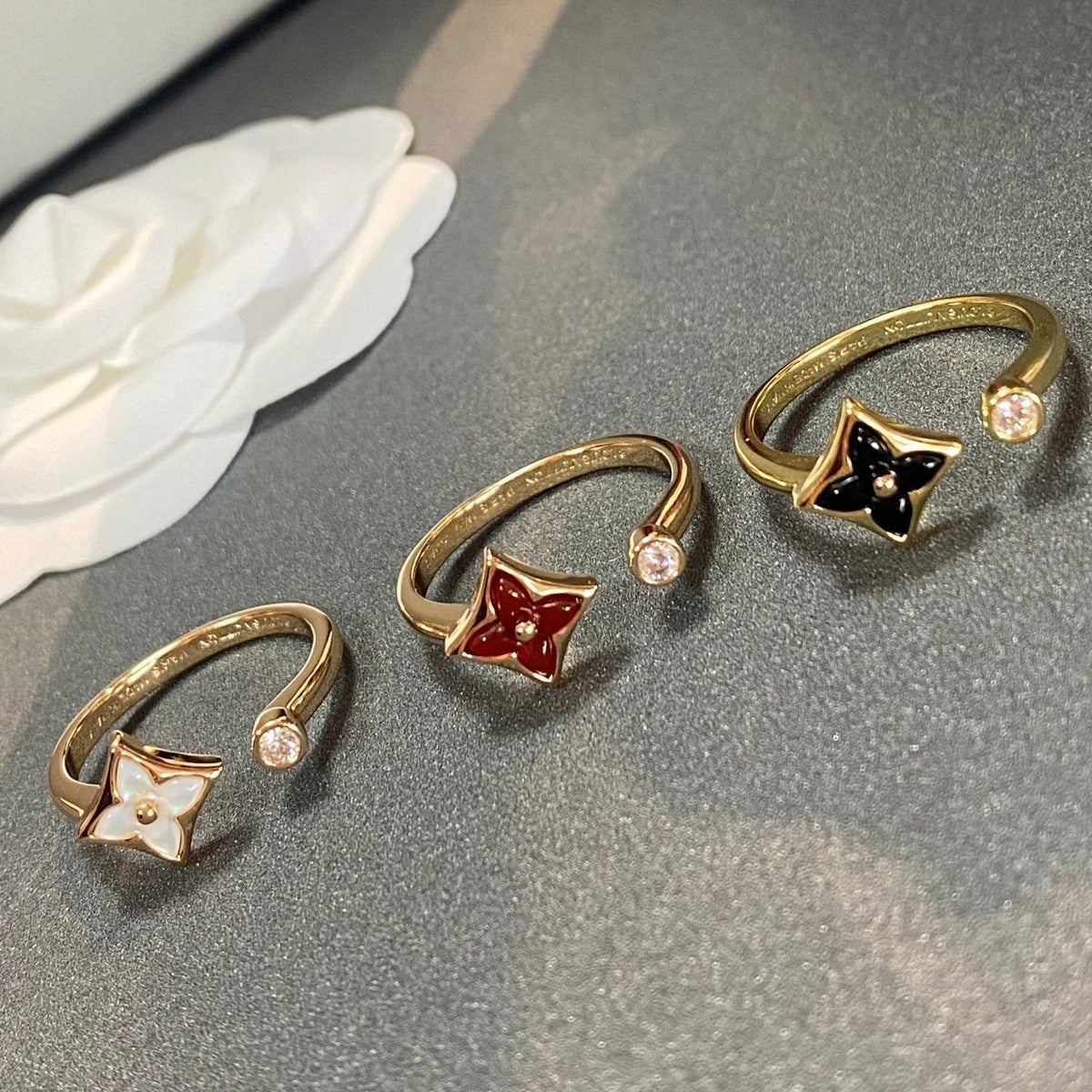 [⭐Haelin Jewelry]STAR 1 DIAMOND OPEN RING