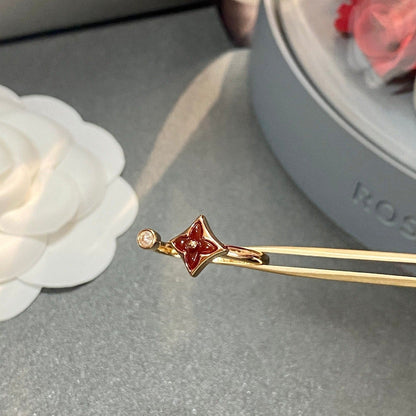 [⭐Haelin Jewelry]STAR 1 DIAMOND OPEN RING