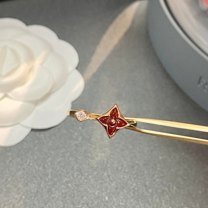 [⭐Haelin Jewelry]STAR 1 DIAMOND OPEN RING