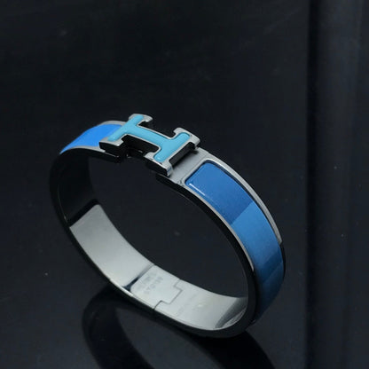 [⭐Haelin Jewelry]H BRACELET BLUE RAINBOW CERAMIC