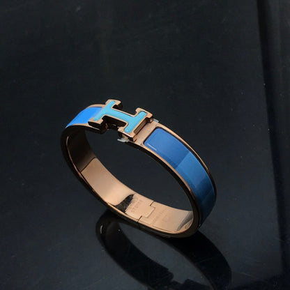 [⭐Haelin Jewelry]H BRACELET BLUE RAINBOW CERAMIC