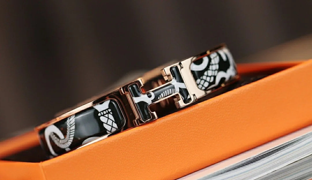 [⭐Haelin Jewelry]H TARTAN BRACELET 12MM