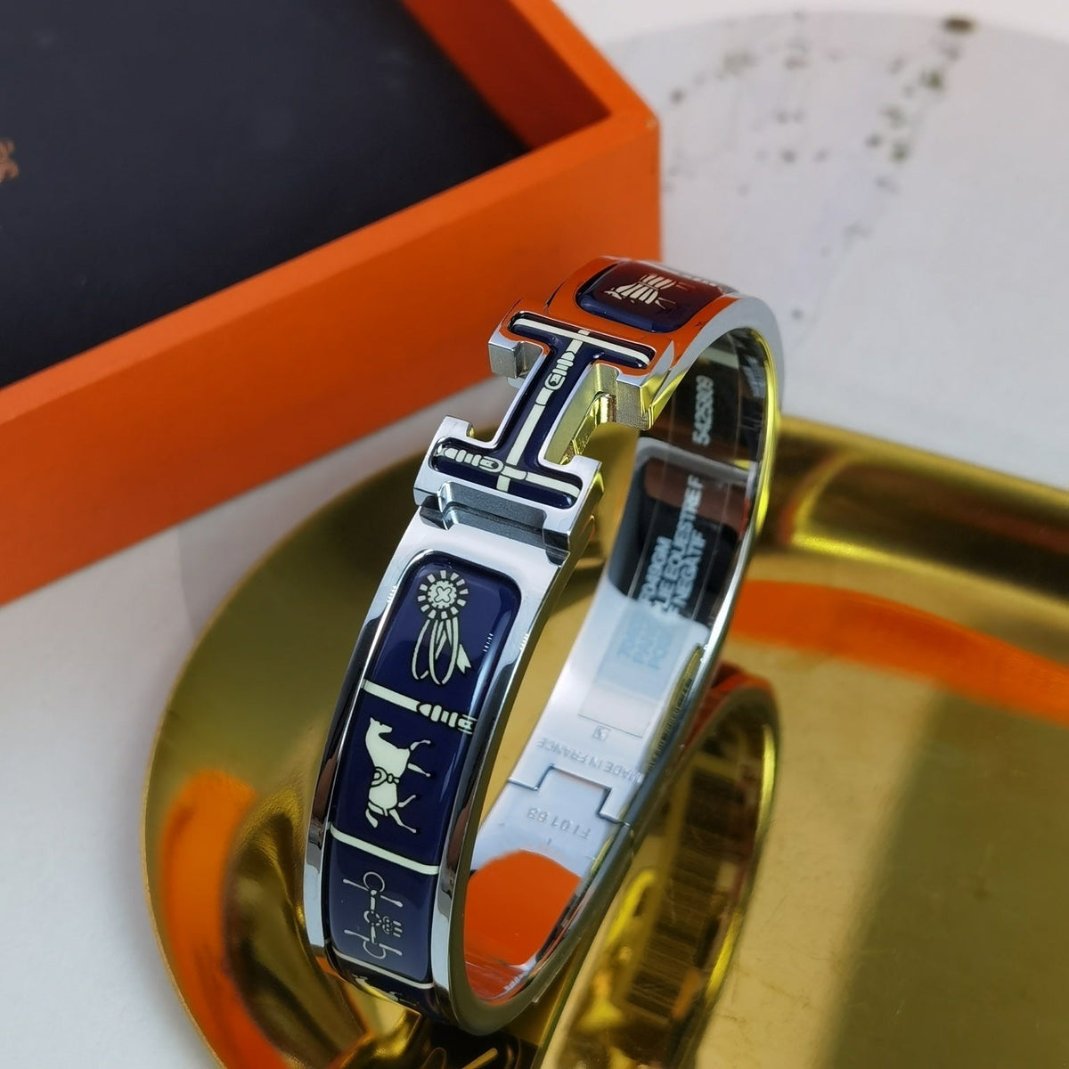 [⭐Haelin Jewelry]H COUVERTURES DARK BLUE BRACELET
