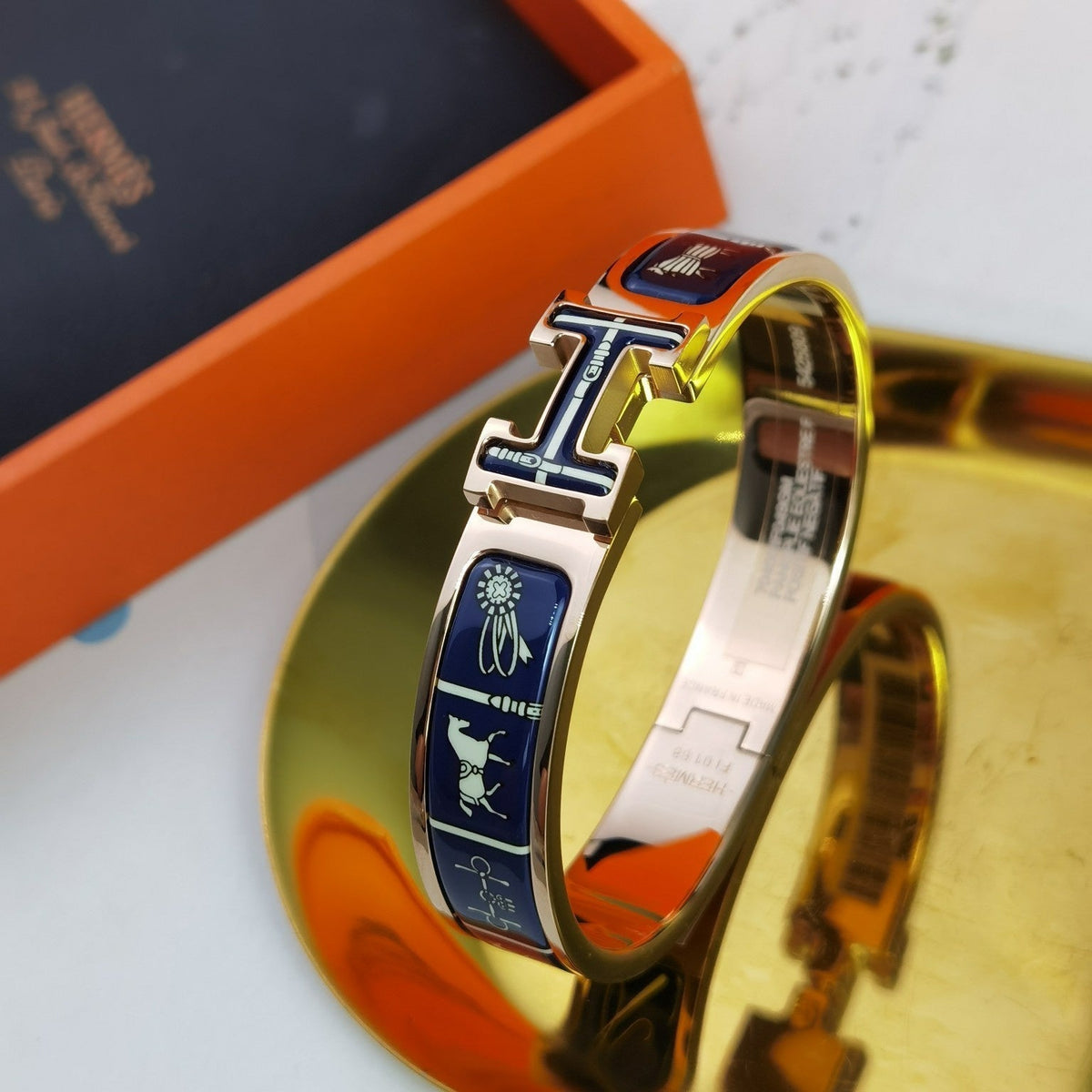 [⭐Haelin Jewelry]H COUVERTURES DARK BLUE BRACELET