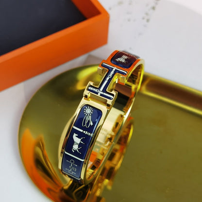 [⭐Haelin Jewelry]H COUVERTURES DARK BLUE BRACELET
