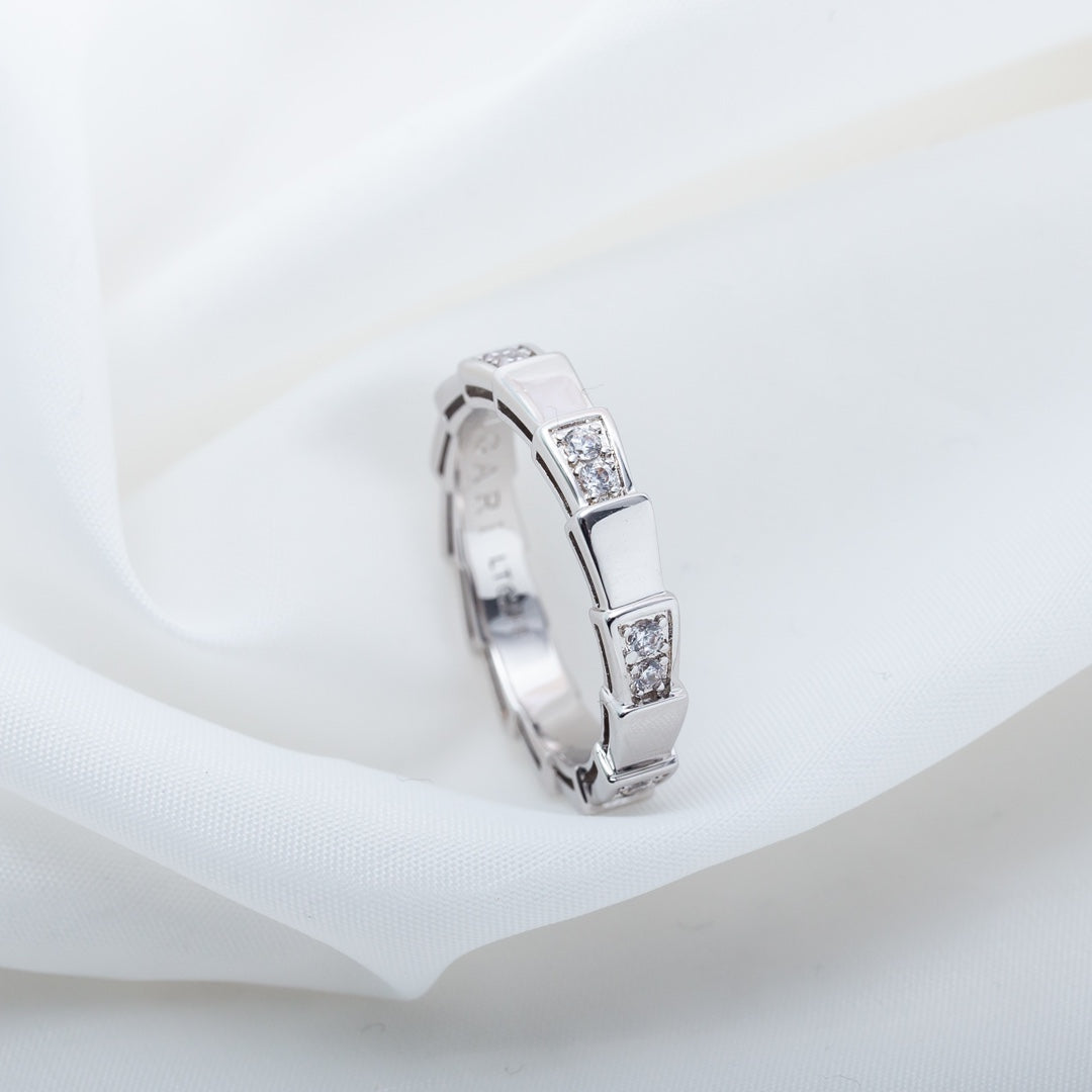 [⭐Haelin Jewelry]SERPENTI RING SILVER  3MM