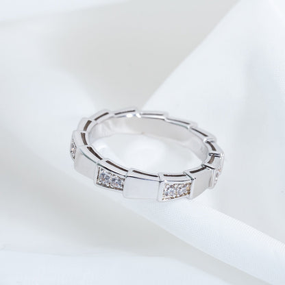 [⭐Haelin Jewelry]SERPENTI RING SILVER  3MM