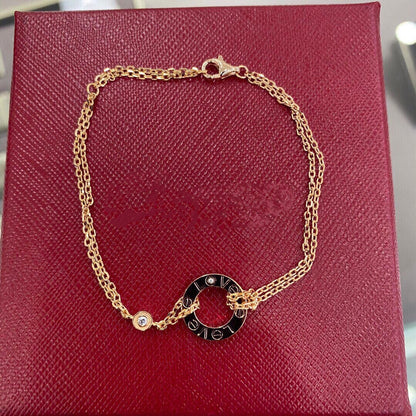 [⭐Haelin Jewelry]LOVE BRACELET 2 DIAMOND