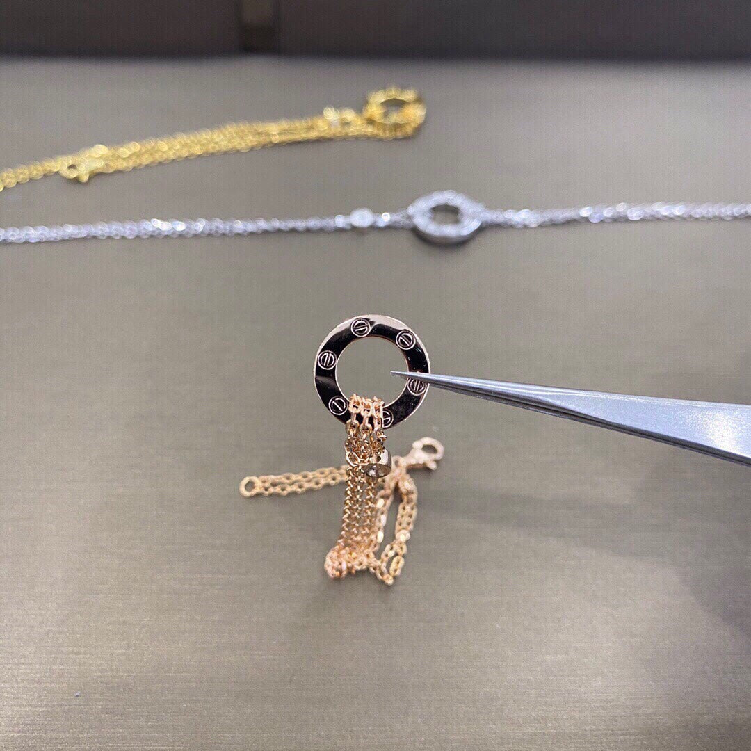 [⭐Haelin Jewelry]LOVE BRACELET 2 DIAMOND