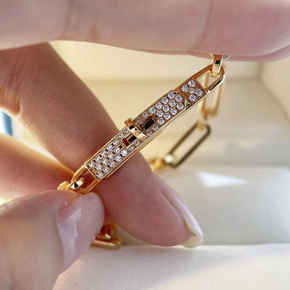 [⭐Haelin Jewelry]CHAINE BRACELET SMALL MODEL DIAMOND