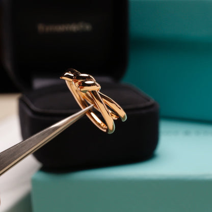 [Haelin Jewelry]KNOT RING PINK GOLD