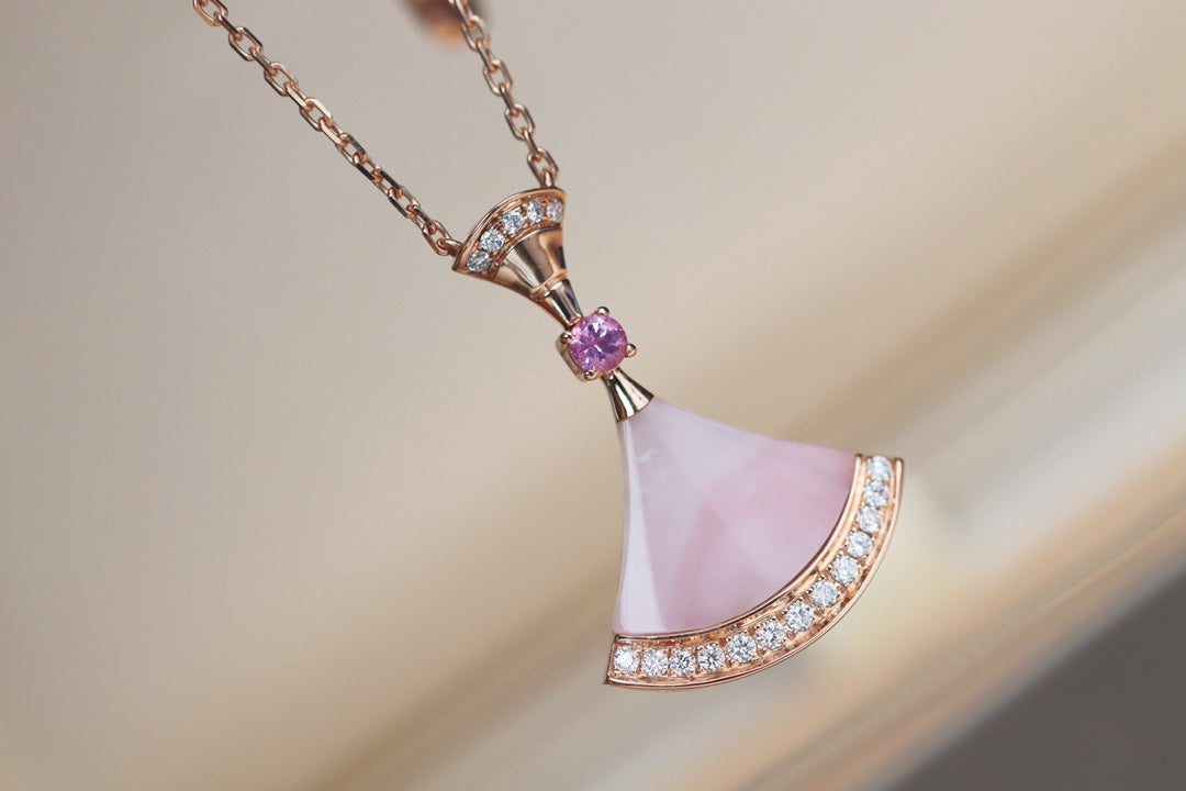 [⭐Haelin Jewelry]DREAM NECKLACE PINK MOP DIAMOND