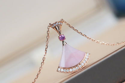 [⭐Haelin Jewelry]DREAM NECKLACE PINK MOP DIAMOND