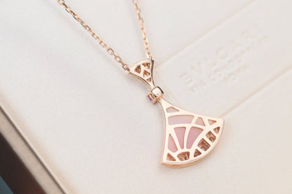 [⭐Haelin Jewelry]DREAM NECKLACE PINK MOP DIAMOND
