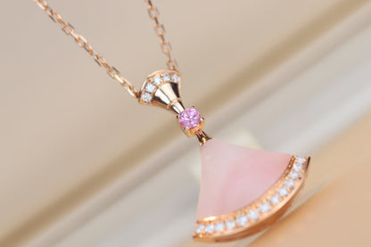 [⭐Haelin Jewelry]DREAM NECKLACE PINK MOP DIAMOND