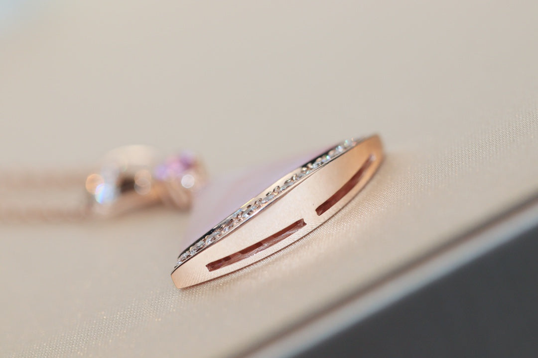 [⭐Haelin Jewelry]DREAM NECKLACE PINK MOP DIAMOND