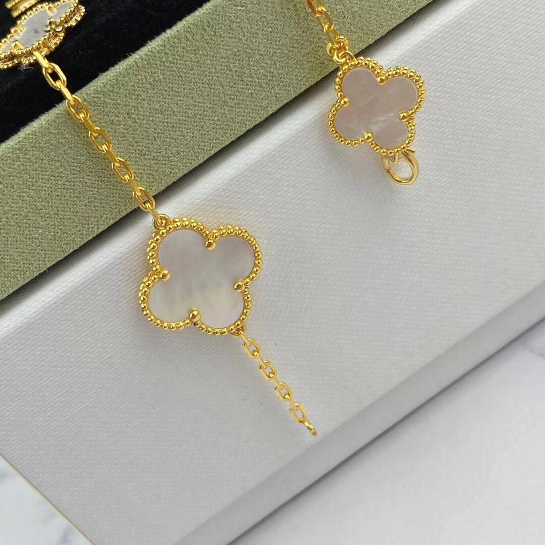 [⭐Haelin Jewelry]MAGIC CLOVER MOP GOLD BRACELET 5 MOTIFS