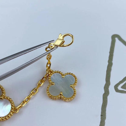 [⭐Haelin Jewelry]MAGIC CLOVER MOP GOLD BRACELET 5 MOTIFS